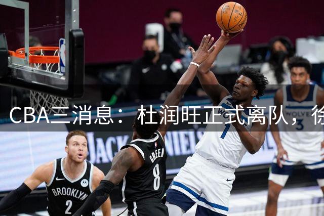 CBA三消息：杜润旺正式离队，徐杰成受益人，杜锋姐姐笑开花